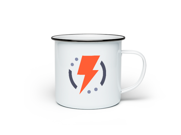 White Enamel Mug